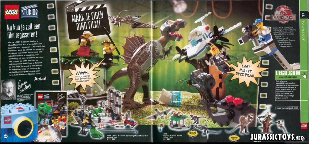 LEGO Jurassic Park III brochure scan