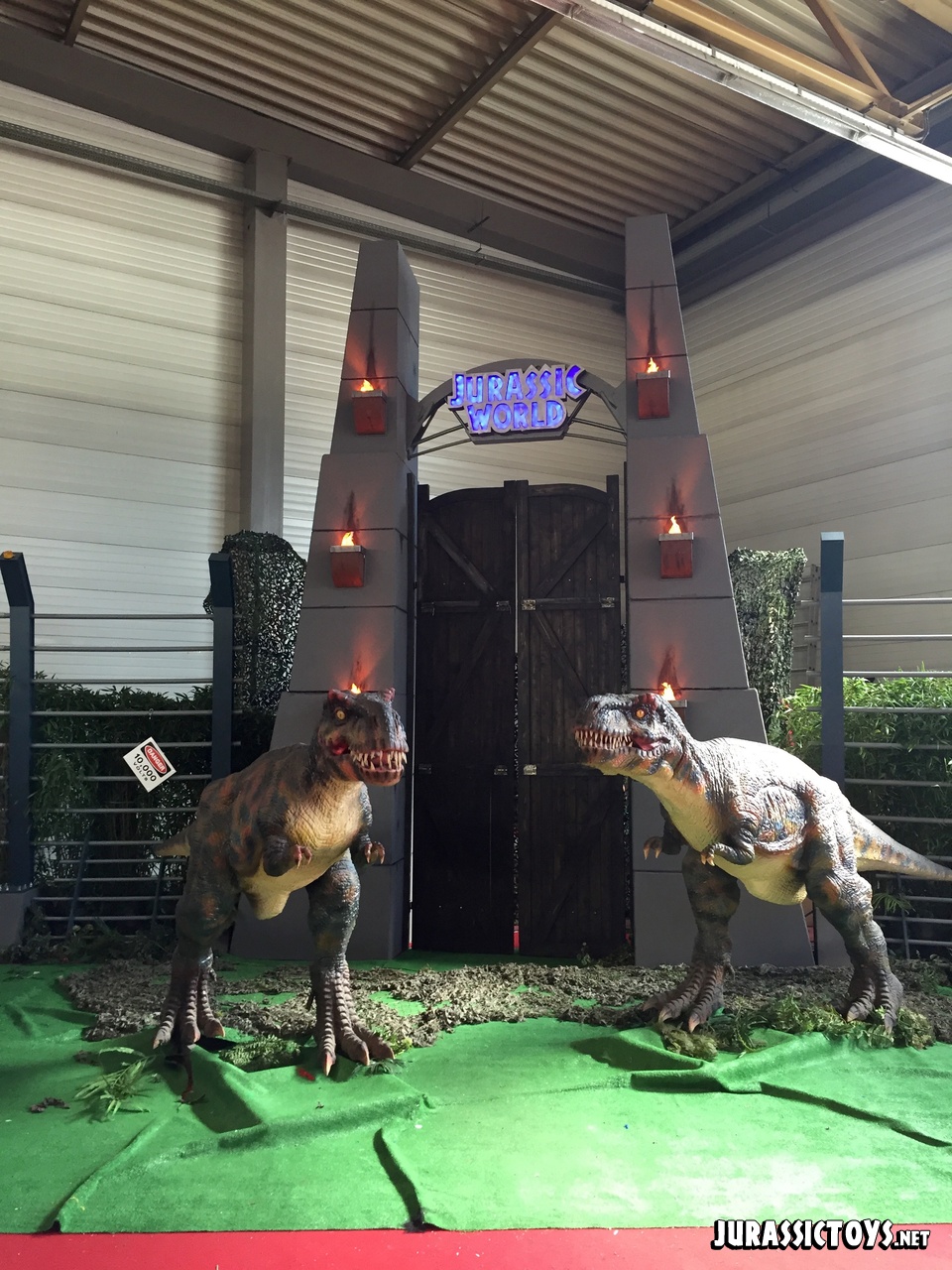 Jurassic World gate at FACTS convention