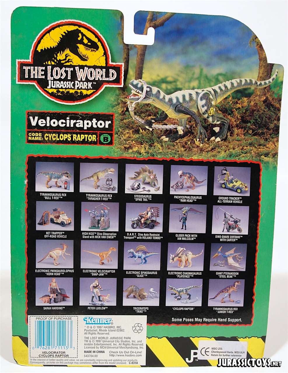 The Lost World - Cyclops Raptor