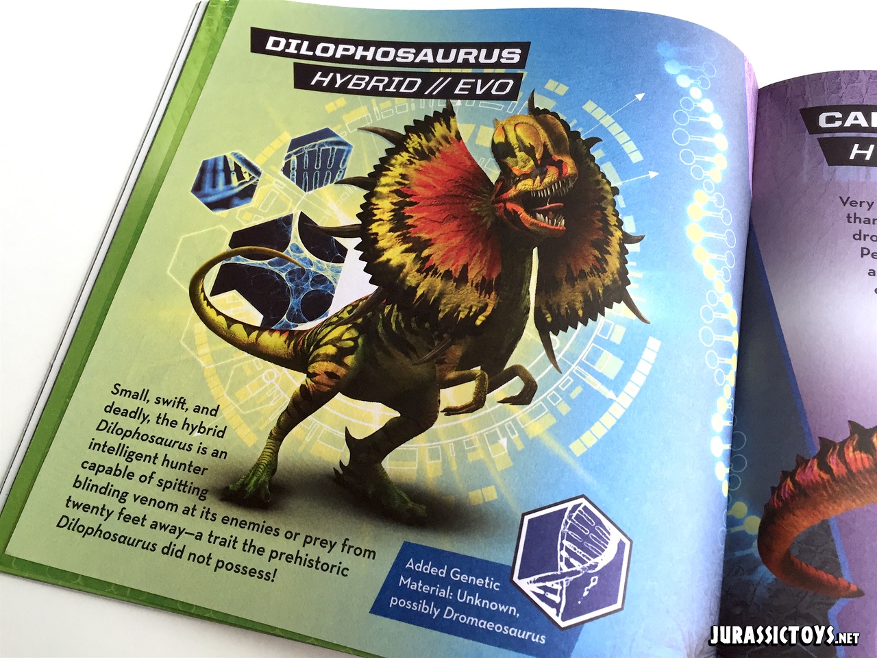 Jurassic World Dino Hybrid book