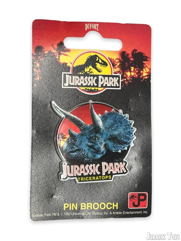 Pin brooch Triceratops