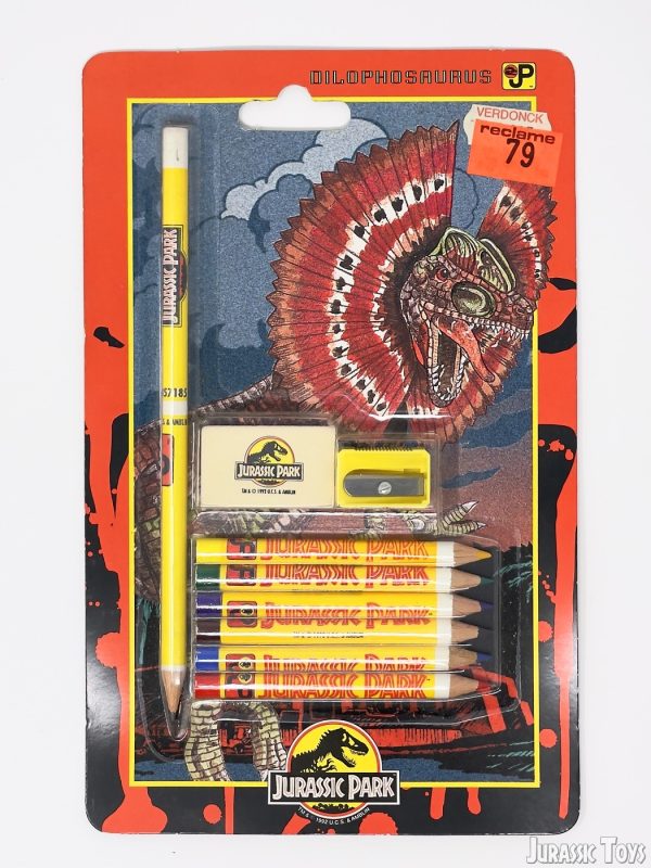 Dilophosaurus pencil set