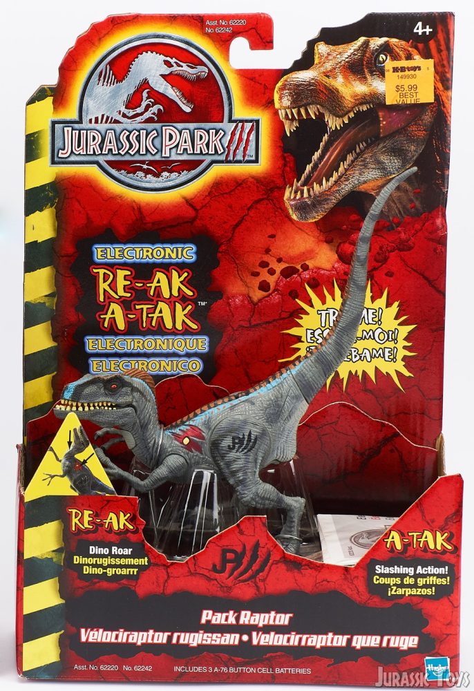 RE-AK A-TAK Pack Raptor | Jurassic Toys: The Museum
