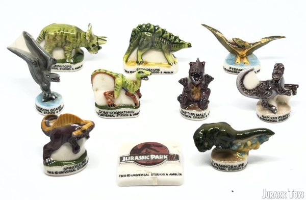 Jurassic Park III fèves collection