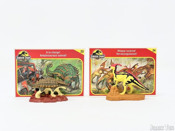 Die-cast Metal Ankylosaurus and Hadrosaurus