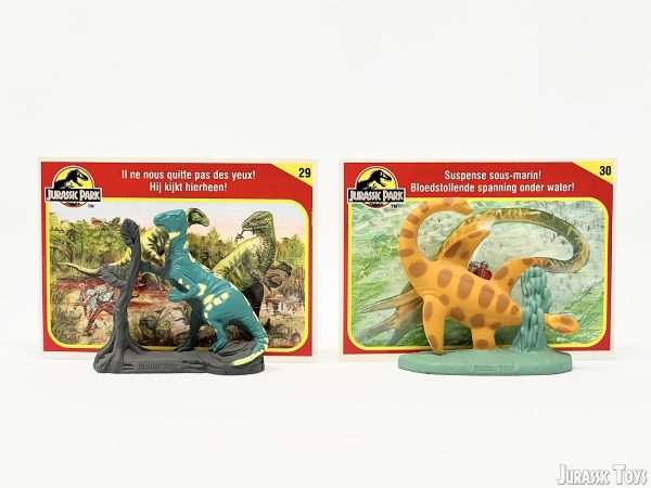 Die-cast Metal Plesiosaurus and Iguanodon