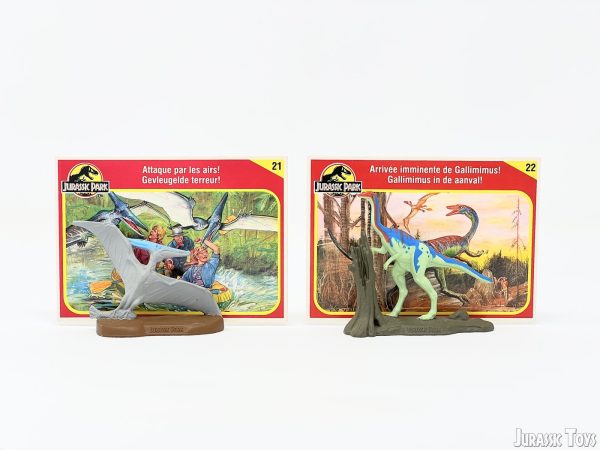 Die-cast Metal Gallimimus and Pteranodon