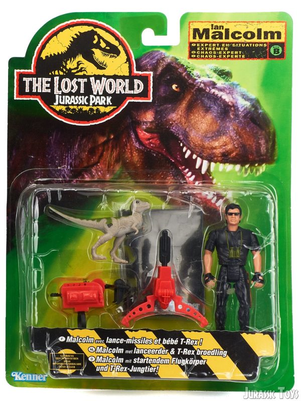 Ian Malcolm with T-Rex