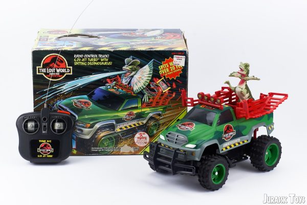 Radio Control Truck with Spitting Dilophosaurus