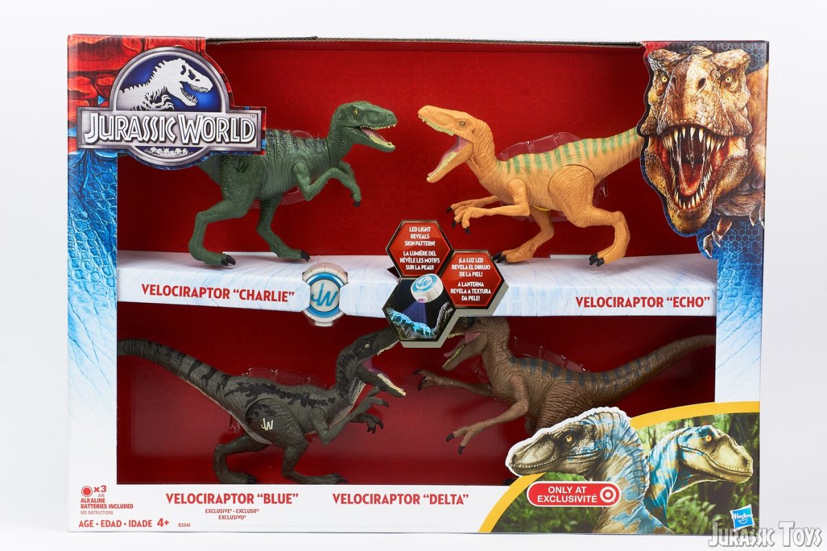 Target Exclusive Velociraptor Squad Jurassic Toys 