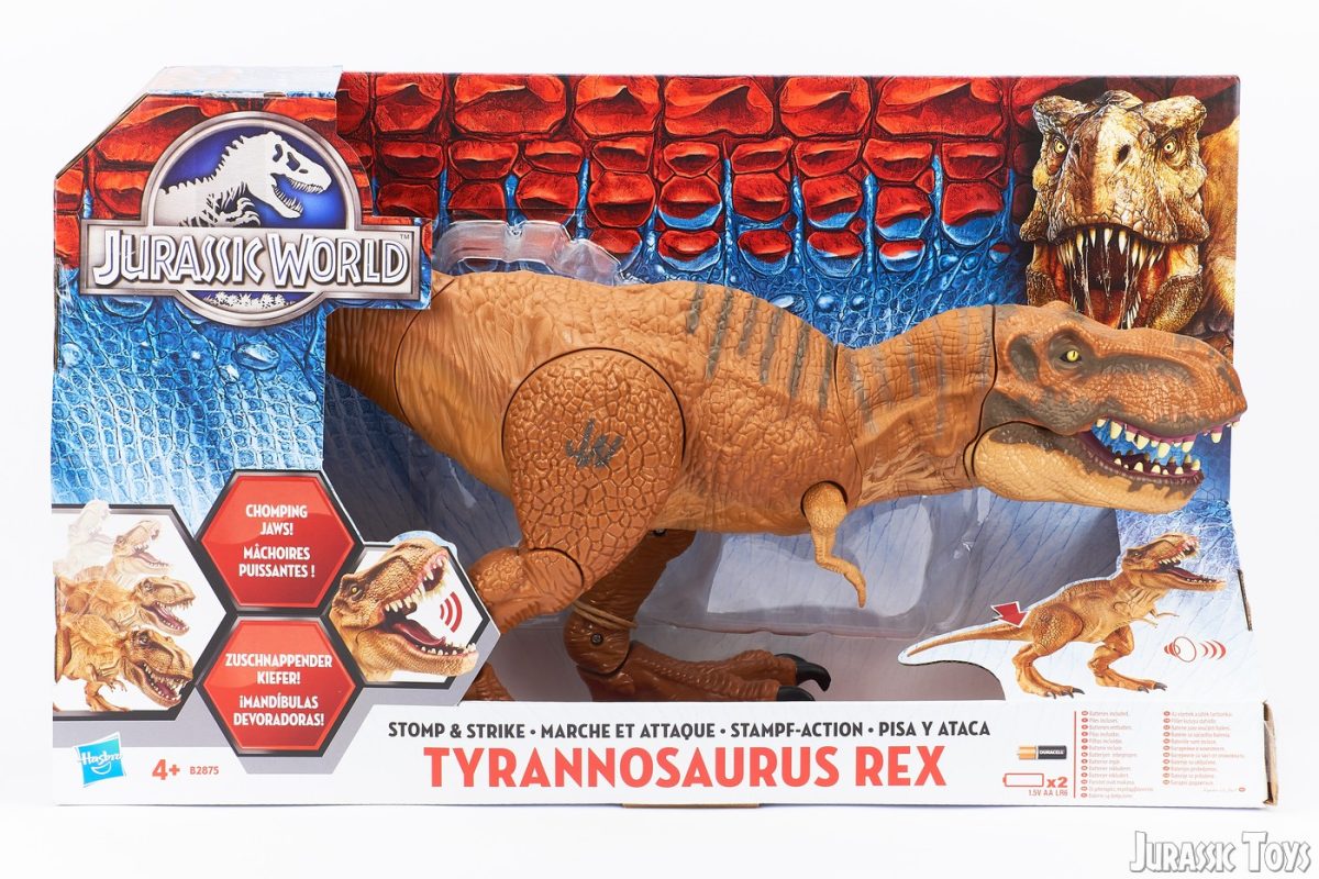 Stomp and Strike T-Rex - Jurassic Toys