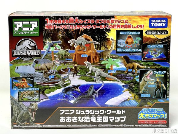 ANIA Jurassic World Big dinosaur kingdom map