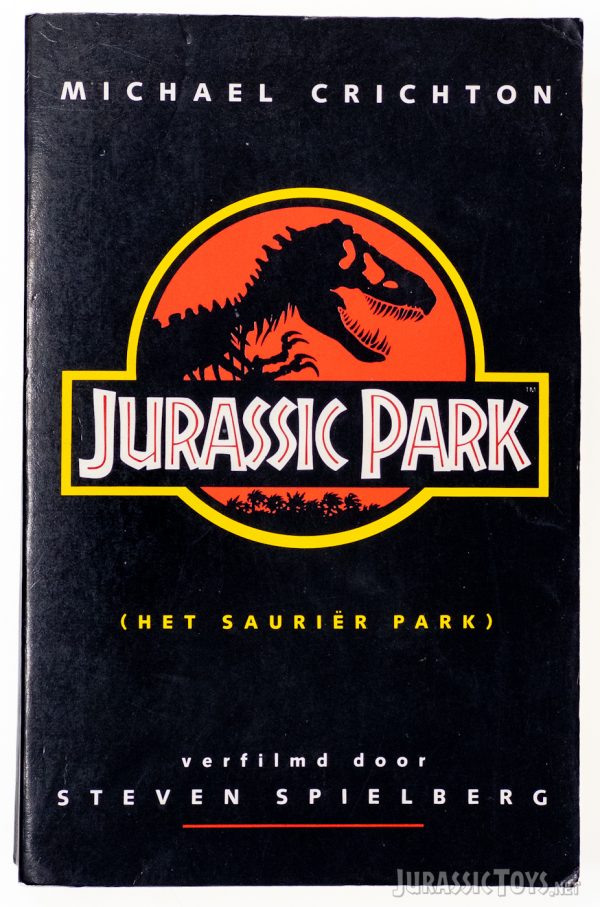 Jurassic Park paperback novel (Dutch)