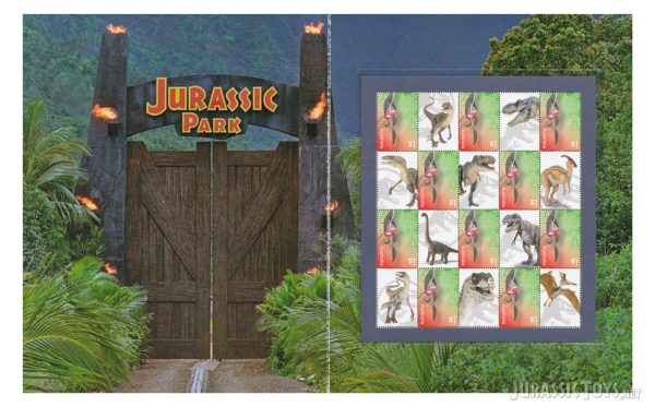 Jurassic Park 25th Anniversary Stamp Pack