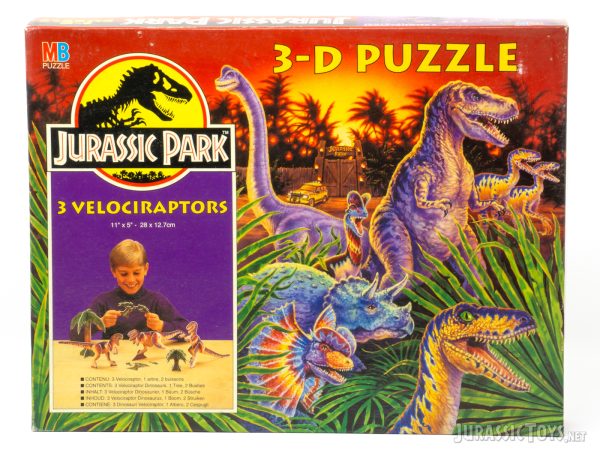 3D Puzzle 3 Velociraptors