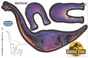 Danone Die-Cut Cardboard Brachiosaurus