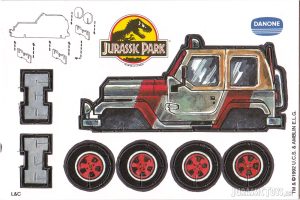 Danone Die-Cut Cardboard Jeep