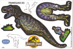 Danone Die-Cut Cardboard Tyrannosaurus Rex