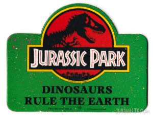 Door Sign Jurassic Park #3