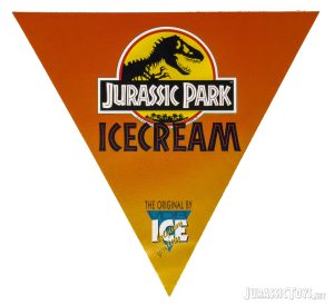 Jurassic Park Icecream store sticker