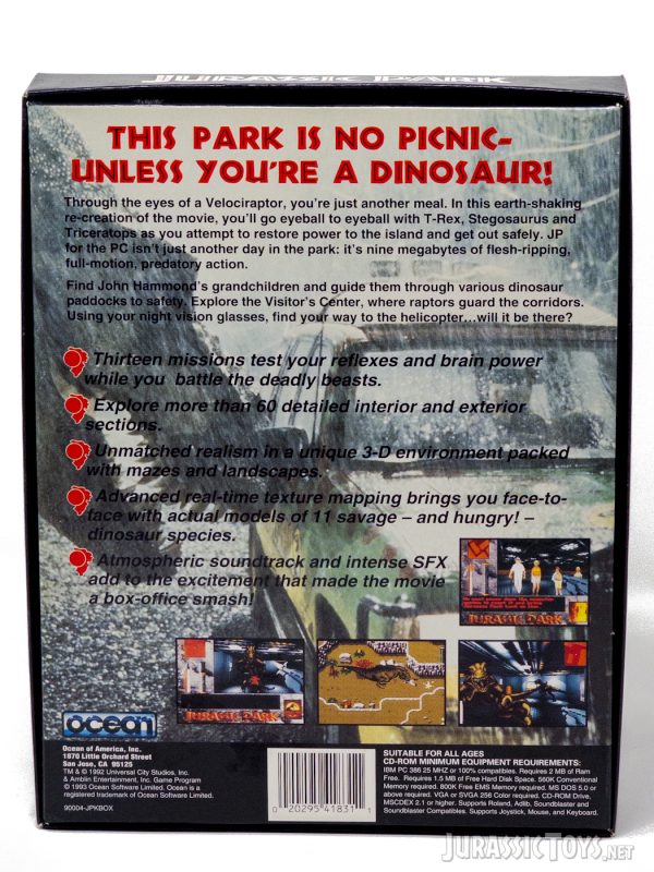 Jurassic Park for IBM PC - Image 2