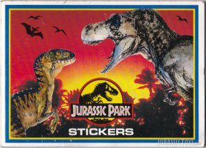 Jurassic Park stickers booklet