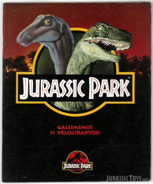 Gallimimus et Velociraptor