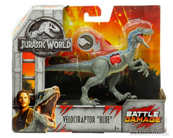 Battle Damage Velociraptor "Blue"