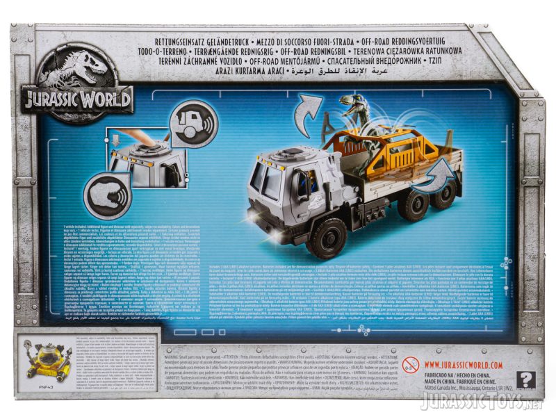 Off-Road Rescue Rig | Jurassic Toys: The Museum