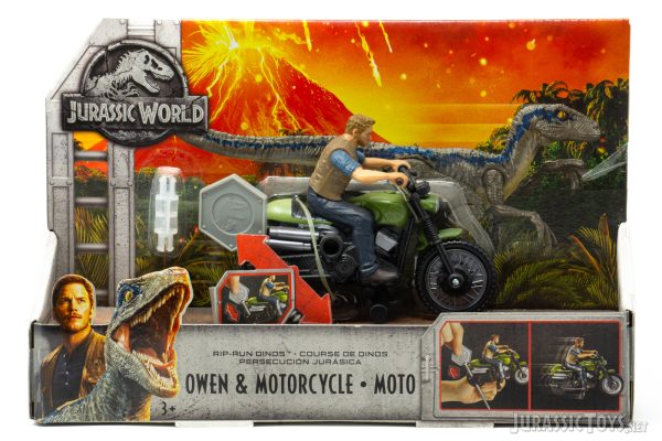 Rip-Run Dinos Owen and Motorcycle