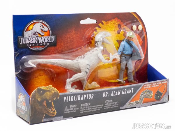 Velociraptor and Dr. Alan Grant