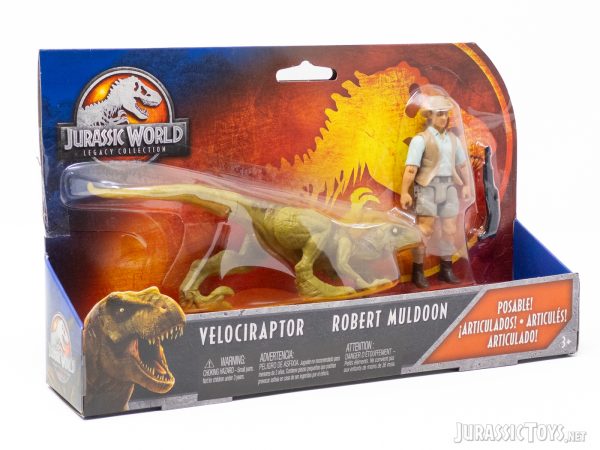 Velociraptor and Robert Muldoon