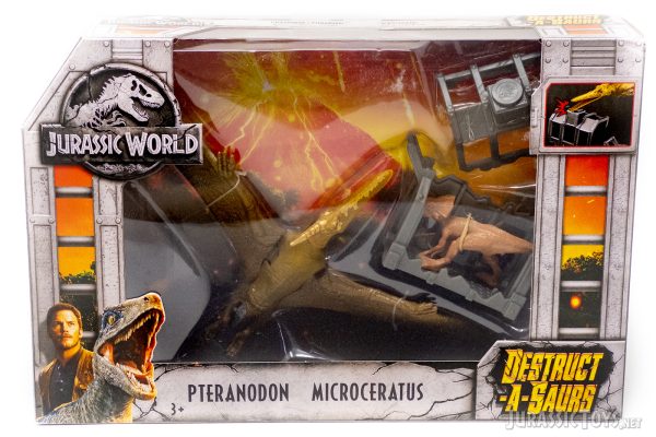 Destruct-a-Saurs Pteranodon and Microceratus