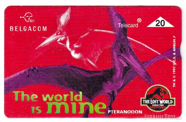 Belgacom phone card - Pteranodon